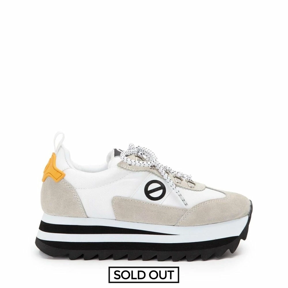 NO NAME SHOES Flex M Ripple Suede Gum White Sneakers 1 NO NAME SHOES Flex M Ripple Suede Gum White Sneakers