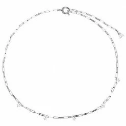 P D PAOLA ACCESSORIES Gina Silver Necklace