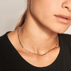 P D PAOLA ACCESSORIES Gina Silver Necklace