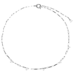 P D PAOLA ACCESSORIES Gina Silver Necklace