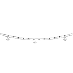 P D PAOLA ACCESSORIES Gina Silver Necklace