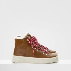 NO NAME SHOES Ginger Mid Soft Grain Tan