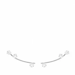 P D PAOLA ACCESSORIES Glow Silver Earrings