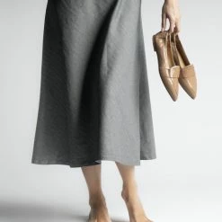 POMME D'OR Grace Antique Pink Naplak Leather Loafers SHOES