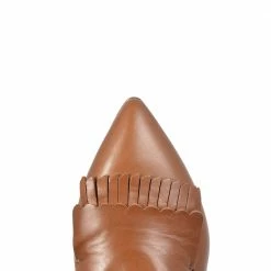 POMME D'OR SHOES Grace Caramel Leather Loafers