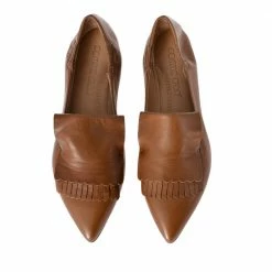 POMME D'OR SHOES Grace Caramel Leather Loafers