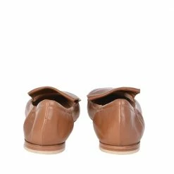 POMME D'OR SHOES Grace Caramel Leather Loafers