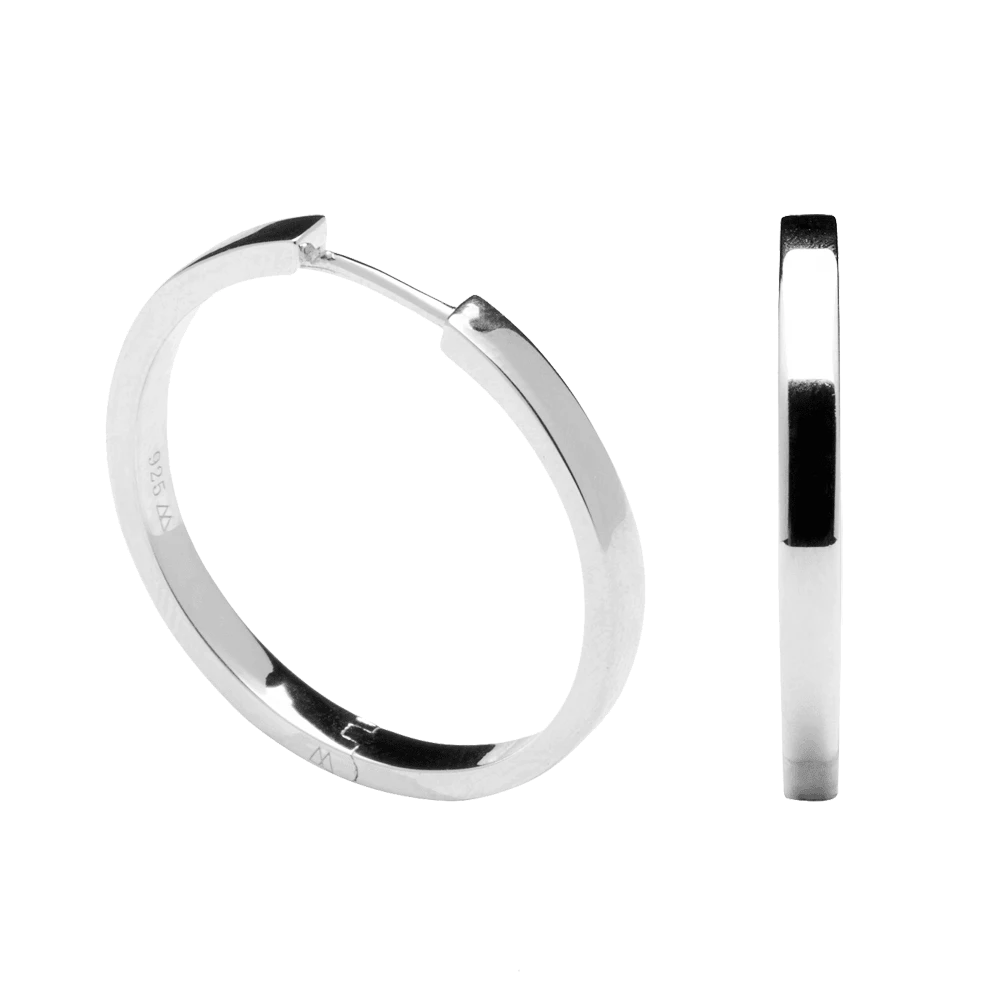 P D PAOLA Grand Malai Silver Earrings 4 P D PAOLA Grand Malai Silver Earrings