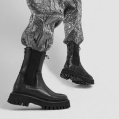 BRONX Groovy Chelsea Black Boots 12 BRONX Groovy Chelsea Black Boots