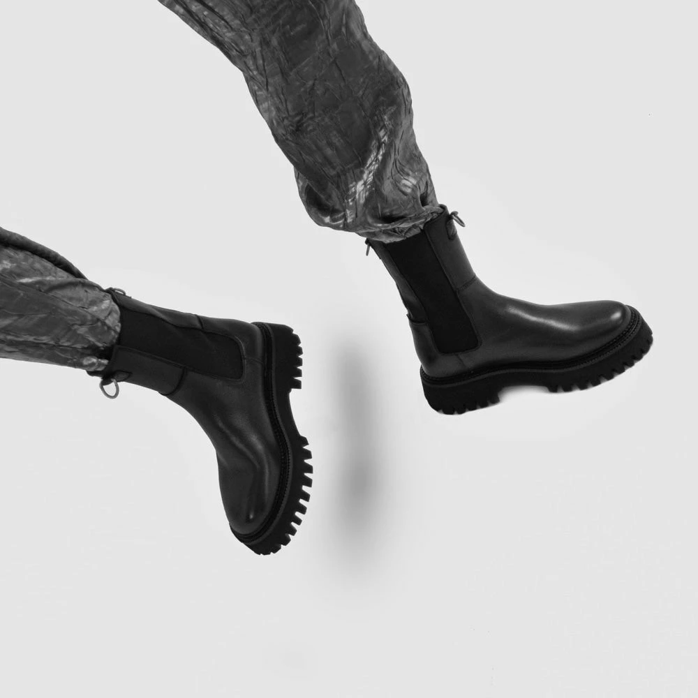 BRONX Groovy Chelsea Black Boots 4 BRONX Groovy Chelsea Black Boots