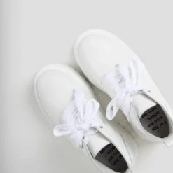 BRONX Groovy Chunks Laces White Low Boots