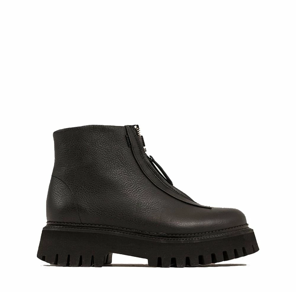 BRONX Groovy Front Zip Black Boots 1 BRONX Groovy Front Zip Black Boots