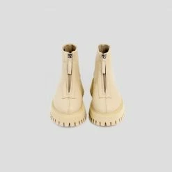 BRONX Groovy Front Zip Camel Boots
