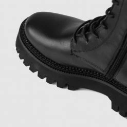 BRONX Groovy Hiking Black Boots SHOES