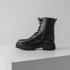 BRONX Groovy Hiking Black Boots SHOES