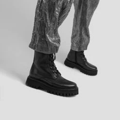 BRONX Groovy Hiking Black Boots SHOES