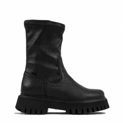 BRONX SHOES Groovy Stretch Black Chelsea Boots