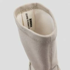 BRONX Groovy Stretch Winter White Chelsea Boots