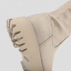 BRONX Groovy Stretch Winter White Chelsea Boots