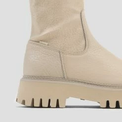 BRONX Groovy Stretch Winter White Chelsea Boots