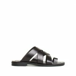 BUKELA SHOES Hannah Black Gladiator Sandals