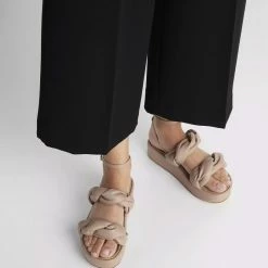 FLATTERED SHOES Haven Vegan Beige Sandals