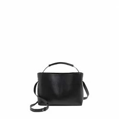 FLATTERED Hedda Mini Black Leather Hand Bag