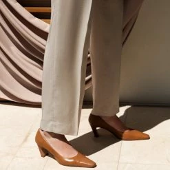 FLATTERED Iggy Nappa Cognac Shoes