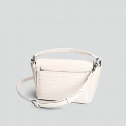 KAAI Ikon Croco Stone White Shoulder Bag BAGS