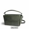 KAAI Ikon Croco Wild Green Shoulder Bag BAGS