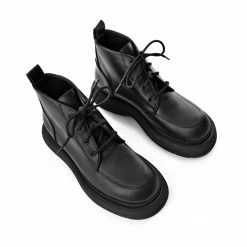 BUKELA SHOES Ines Black Ankle Boots