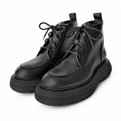 BUKELA SHOES Ines Black Ankle Boots