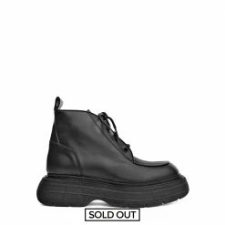 BUKELA SHOES Ines Black Ankle Boots