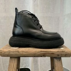 BUKELA SHOES Ines Black Ankle Boots