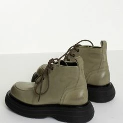 BUKELA SHOES Ines Dusty Military Ankle Boots