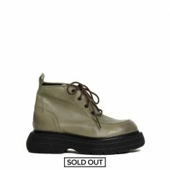 BUKELA SHOES Ines Dusty Military Ankle Boots