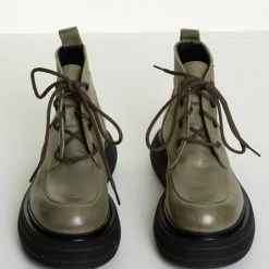 BUKELA SHOES Ines Dusty Military Ankle Boots