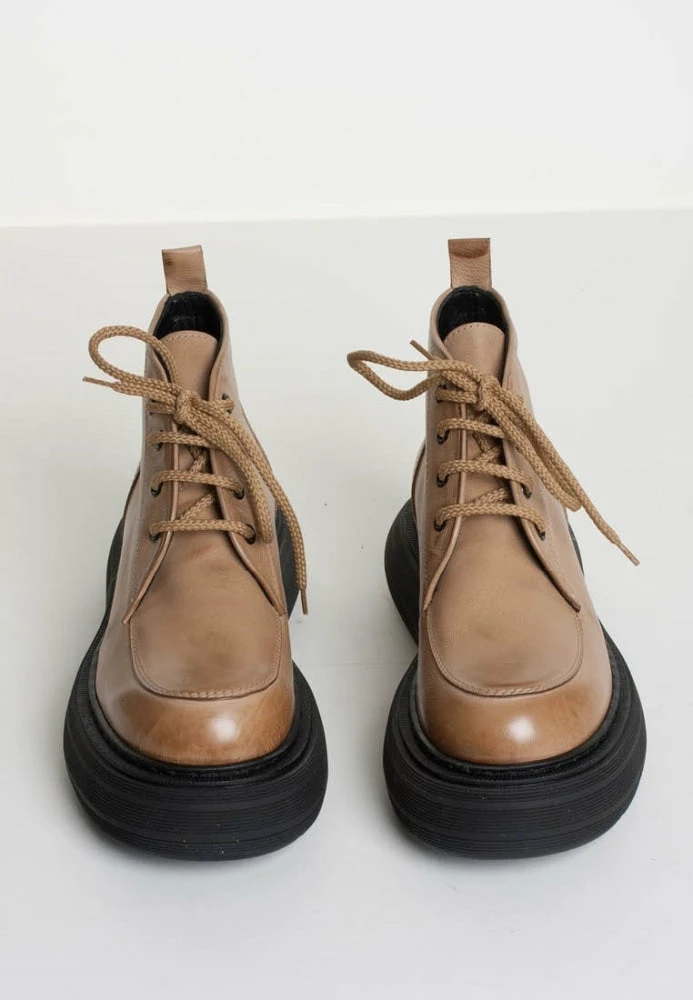 BUKELA Ines Sand Ankle Boots SHOES 5 BUKELA Ines Sand Ankle Boots SHOES