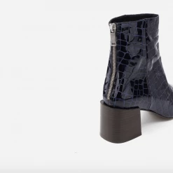 FLATTERED Inga Midnight Reptile Nappa Boots SHOES