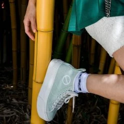 NO NAME SHOES Iron Mid Side Sponge Aqua Hi Sneakers