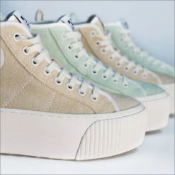 NO NAME Iron Mid Side Sponge Latte Hi Sneakers SHOES