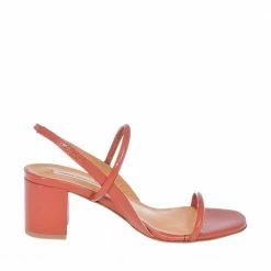 FABIO RUSCONI SHOES Iside Brick Naplack Leather Sandals