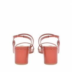 FABIO RUSCONI SHOES Iside Brick Naplack Leather Sandals