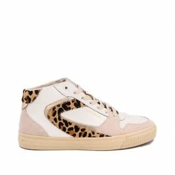 0-105 ZEROCENTCINQ Jade Dbl Leo Gold Hi Sneakers