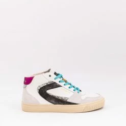 0-105 ZEROCENTCINQ Jade Dbl Rainbow Hi Sneakers NEW IN