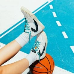 0-105 ZEROCENTCINQ Jade Dbl Rainbow Hi Sneakers NEW IN