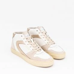 0-105 ZEROCENTCINQ Jade White Gold Hi Sneakers
