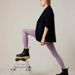 LÄST SHOES Jane Black Leather Combat Boots