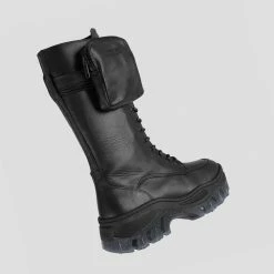 BRONX Jaxstar Hiking High Black Boots