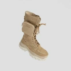 BRONX Jaxstar Hiking High Cappuccino Boots